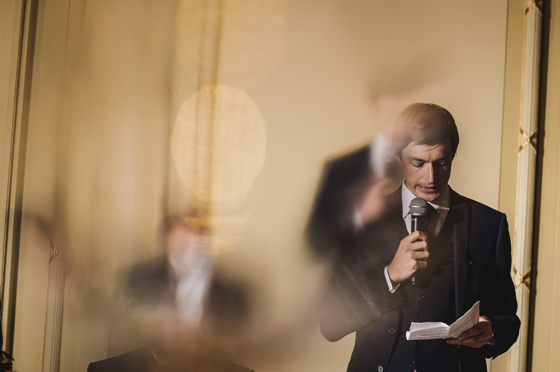 Best Man Speech at Millennium Mayfair Wedding Hotel Photographer