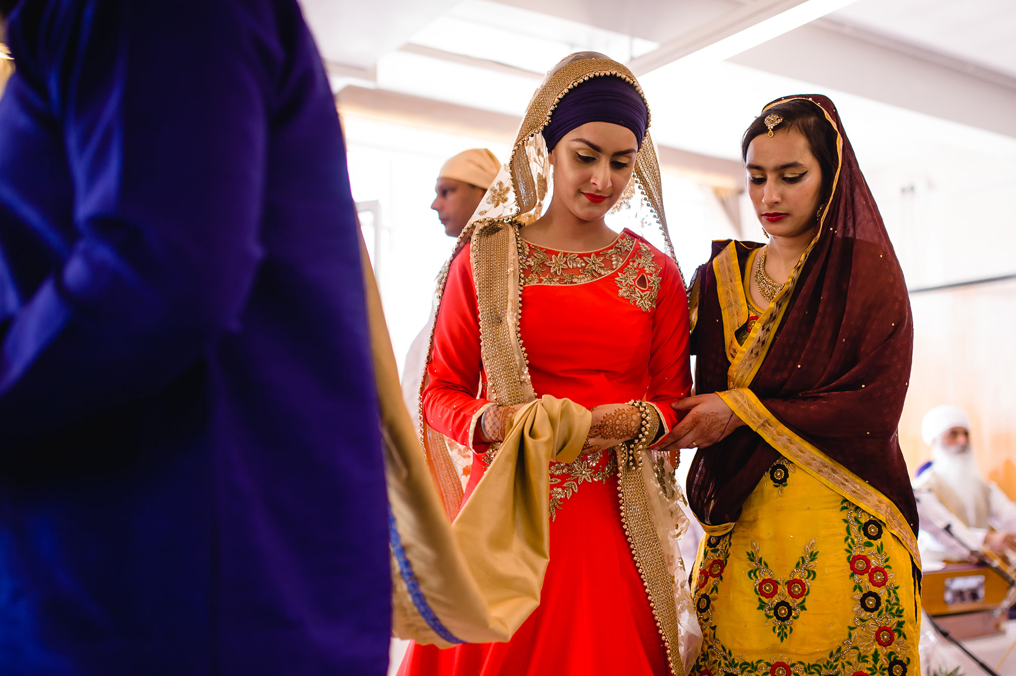 anand karaj wedding ceremony in Leeds