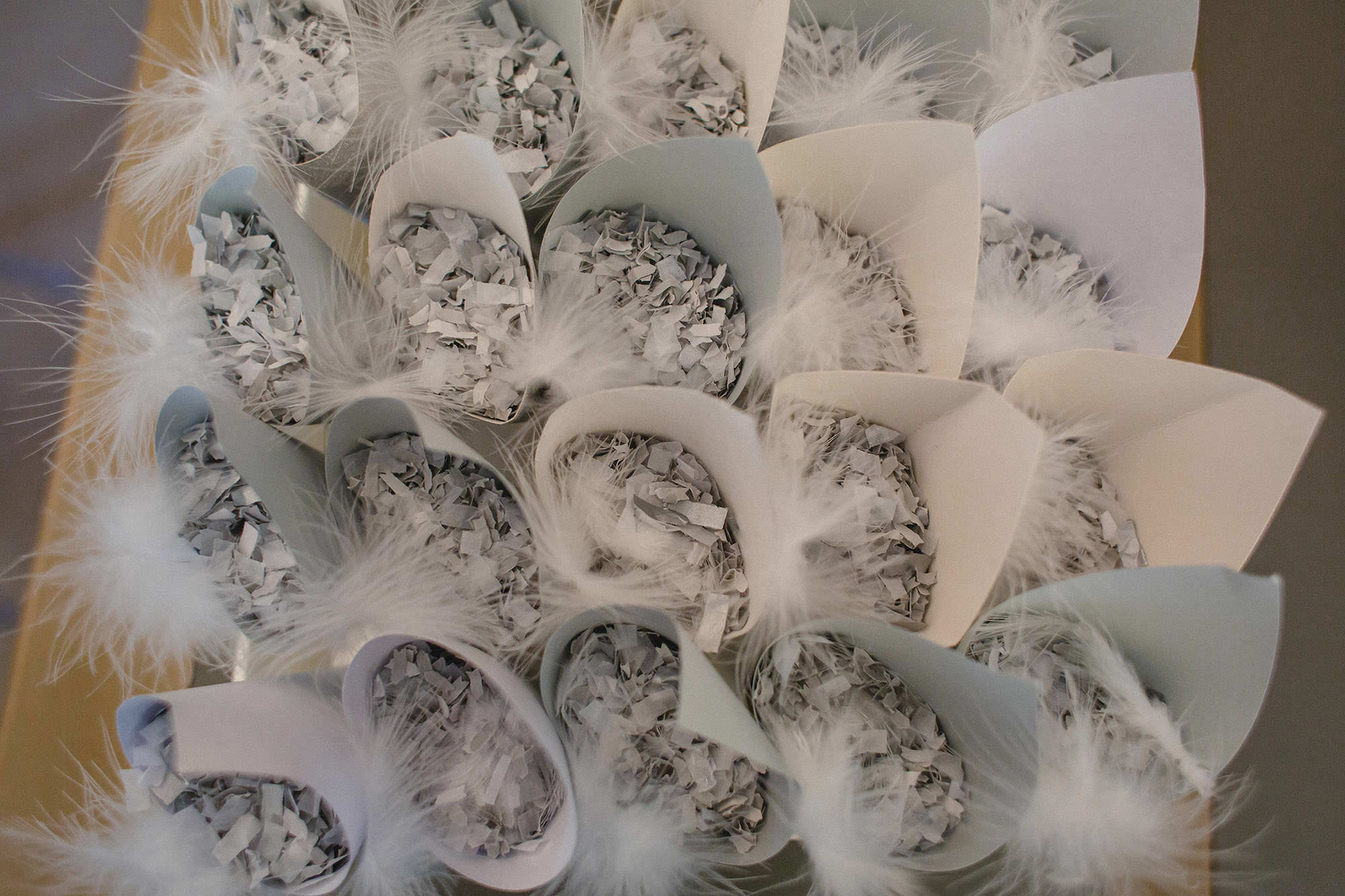 Wedding confetti details picture