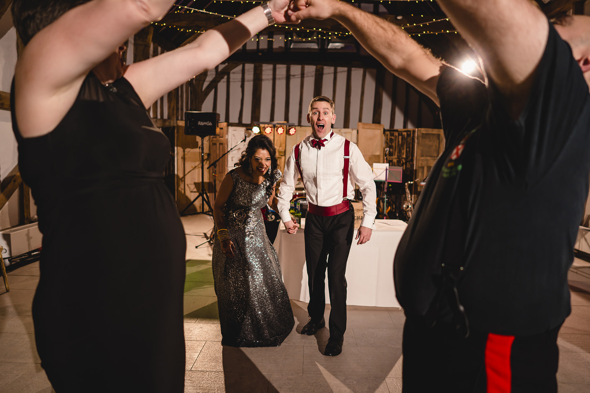 bride and groom wedding reception dance