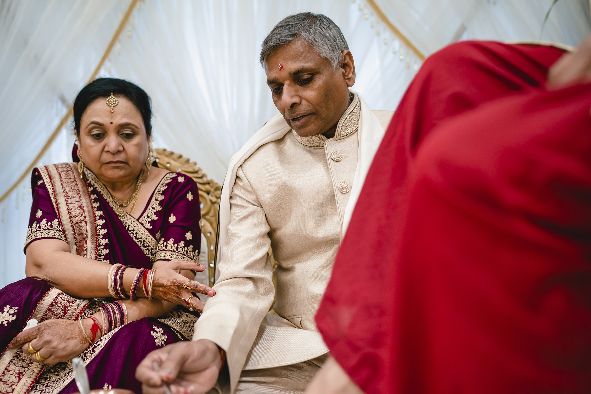 brides parents blessing groom